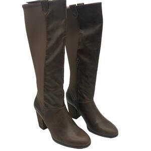 Dr. Scholls Womens A-Okay Knee High Boots Chocolate Size US 11 M